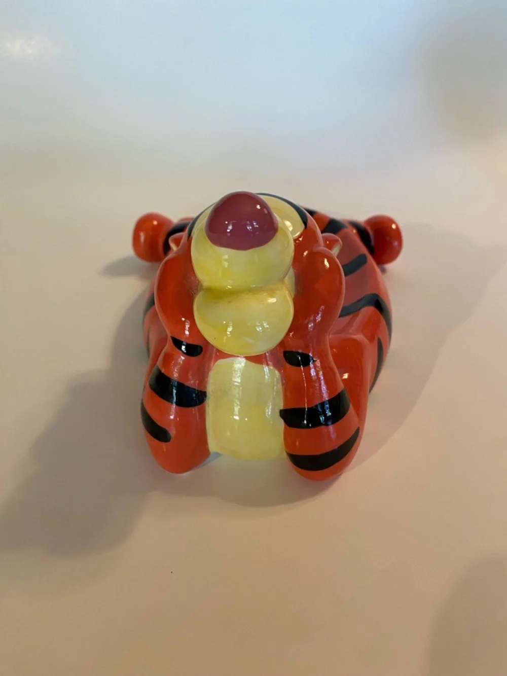 Vintage Disney Tigger Ceramic Soap Dish Trinket Tray Pooh & Friends Hand Painted